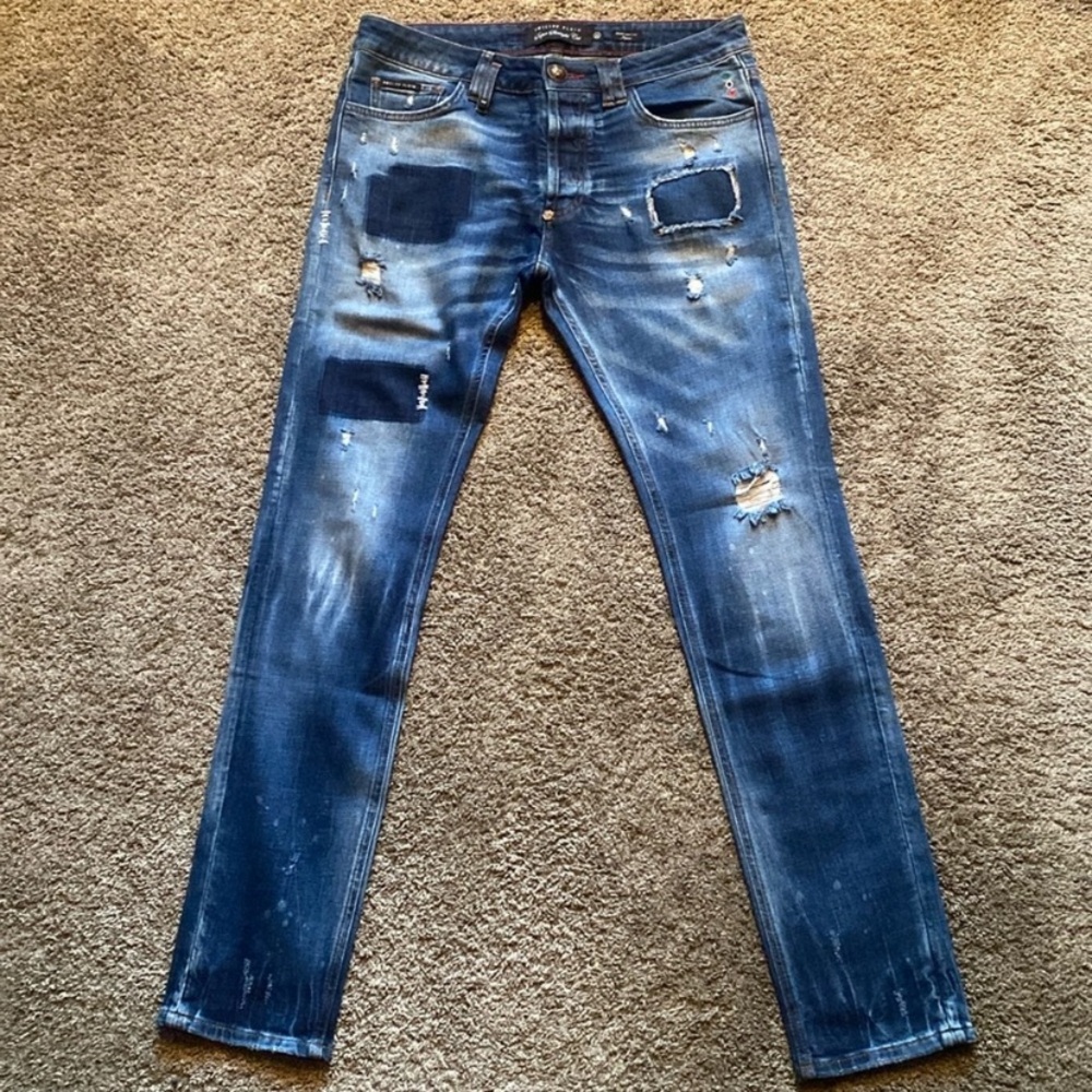 Philipp Plein Super Straight Cut Jeans